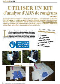 Utiliser un kit d'analyse d'ADN de rongeurs