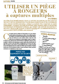 Utiliser un piège à rongeurs à captures multiples